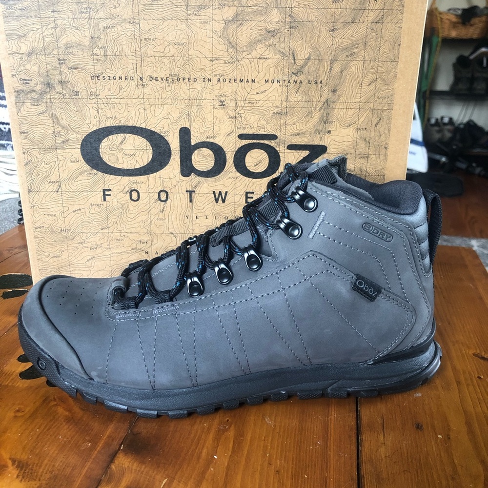 Bozeman Mid leather B-Dry waterproof hiking boots- mens 9.5
